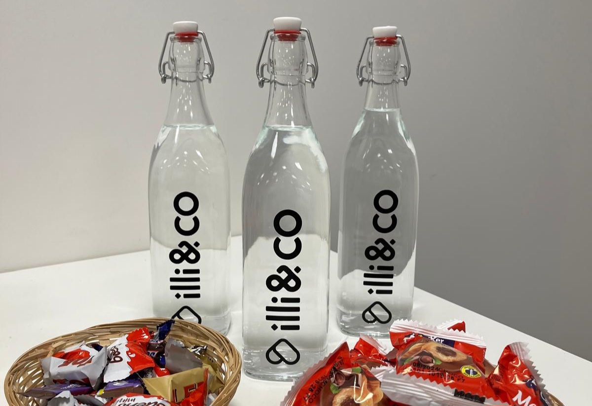 bouteilles en verres